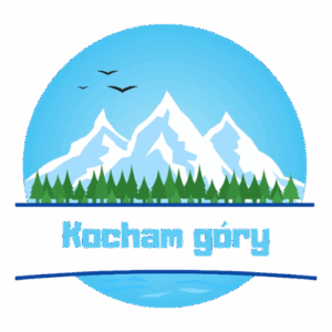 Naklejka "kocham góry"