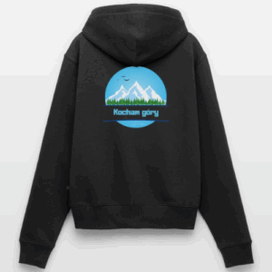 Bluza rozpinana z kapturem "Kocham góry"