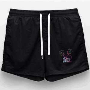 spodenki kąpielowe lata 90