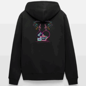 Bluza rozpinana z kapturem lata 90