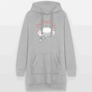 Sukienka dresowa z kapturem "Nic mi się nie chce"